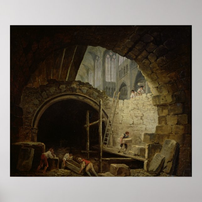 Poster Le pillage des voûtes royales (Devant)