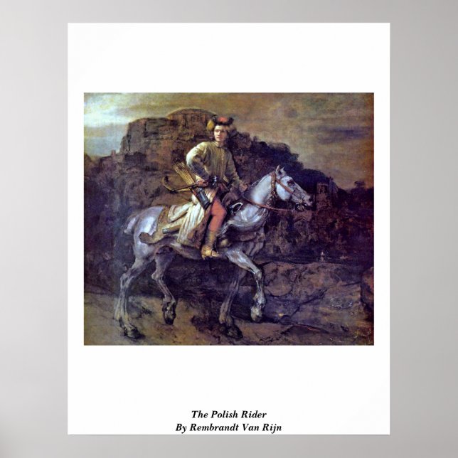 Poster Le Pilote Polonais Par Rembrandt Van Rijn (Devant)