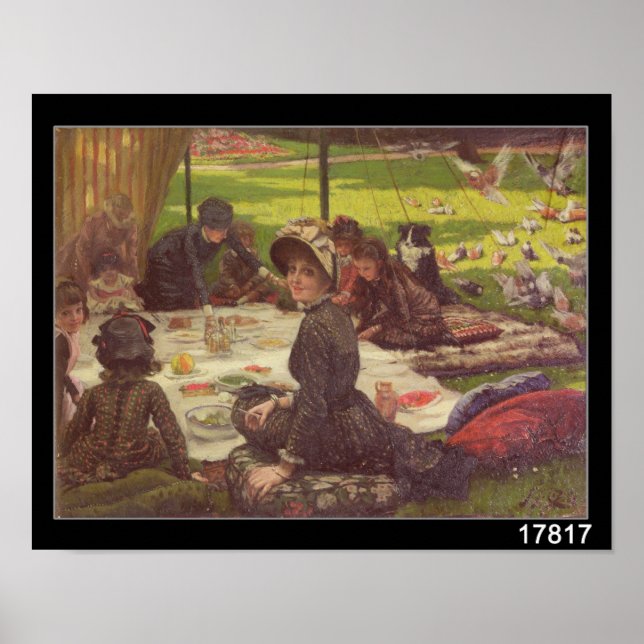 Poster Le pique-nique, c.1881-2 (Devant)