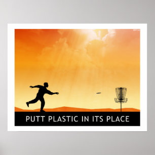 Poster Le Plastique À La Place