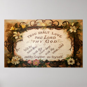 Poster Le plus grand commandement