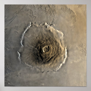 Poster Le plus grand volcan connu du système solaire