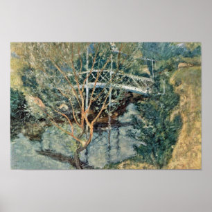 Poster Le pont blanc par Twachtman John Henry