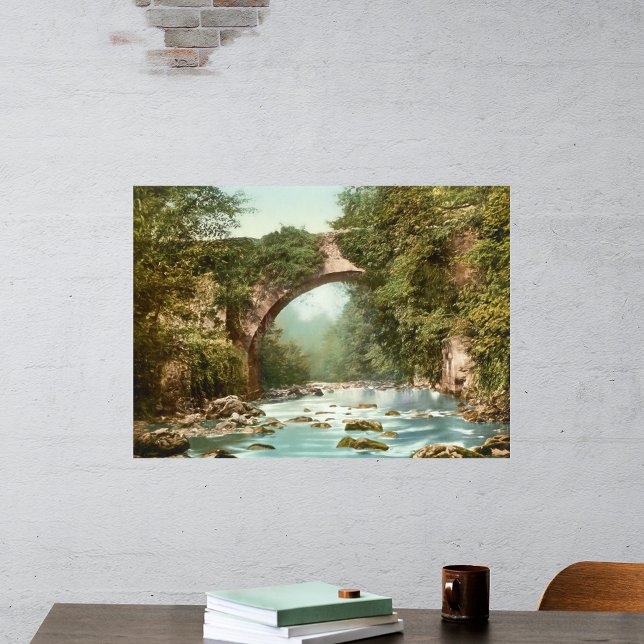 Poster Le Pont Dargle En Irlande (Créateur téléchargé)