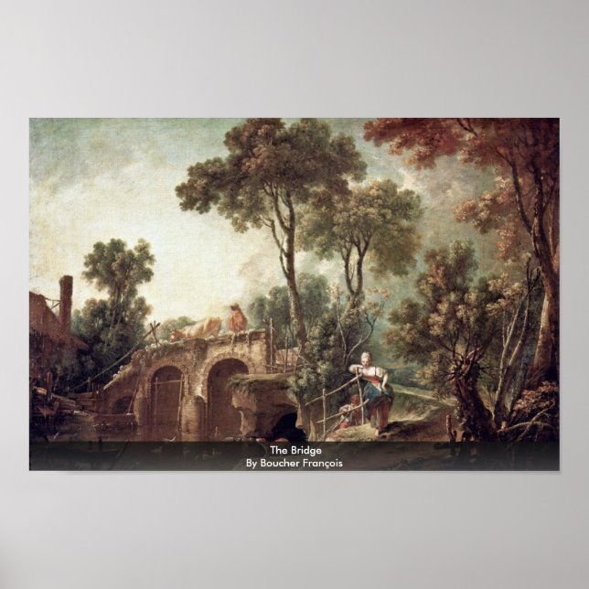 Poster Le Pont De Boucher François (Devant)