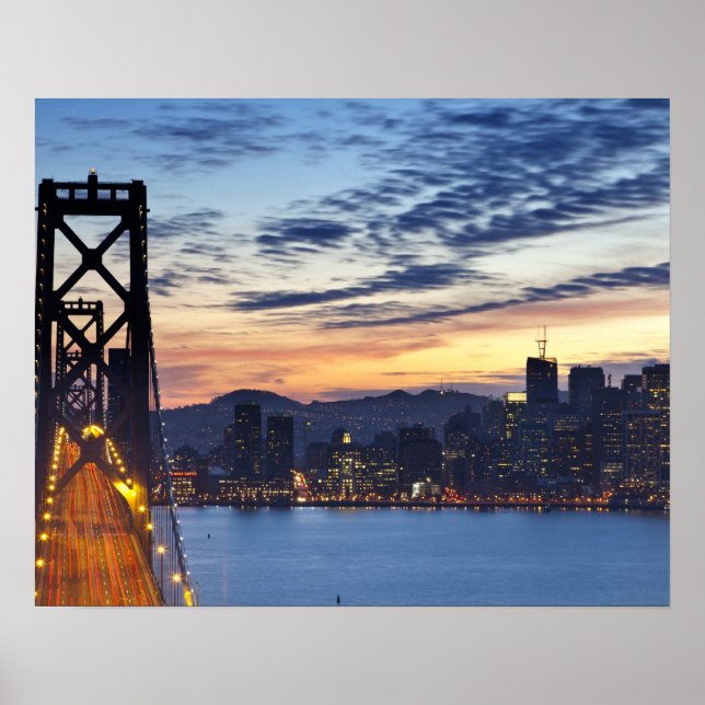 Poster Le pont de la baie de Treasure Island (Devant)