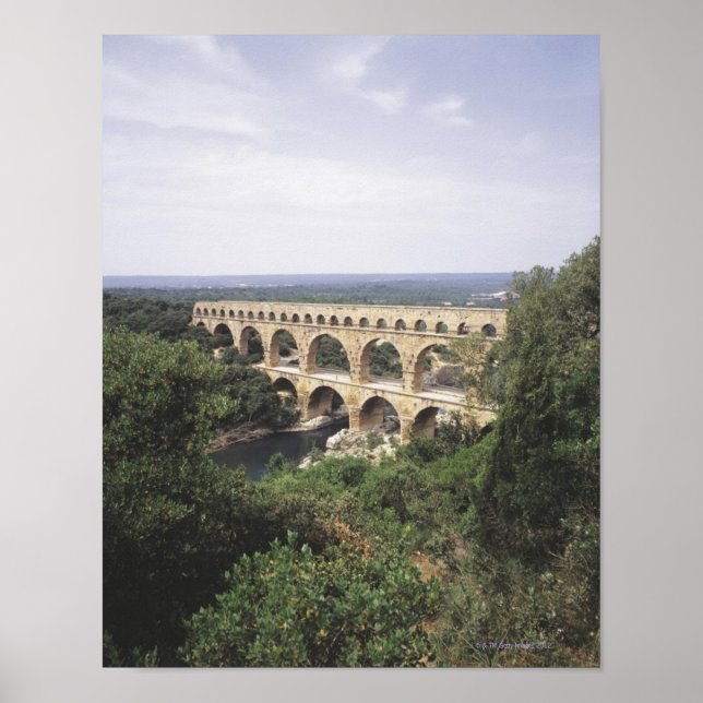 Poster Le pont du Gard (Devant)