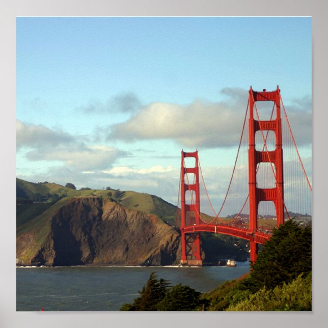 Poster Le pont du Golden Gate (Devant)