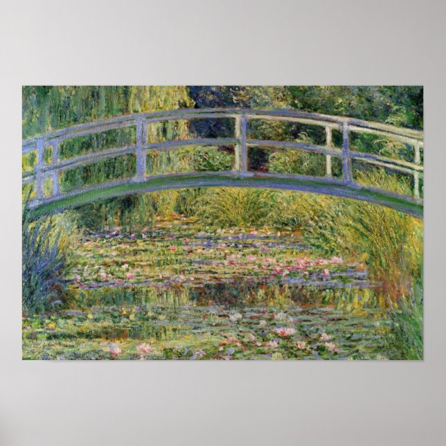 Poster Le pont japonais de Claude Monet (Devant)