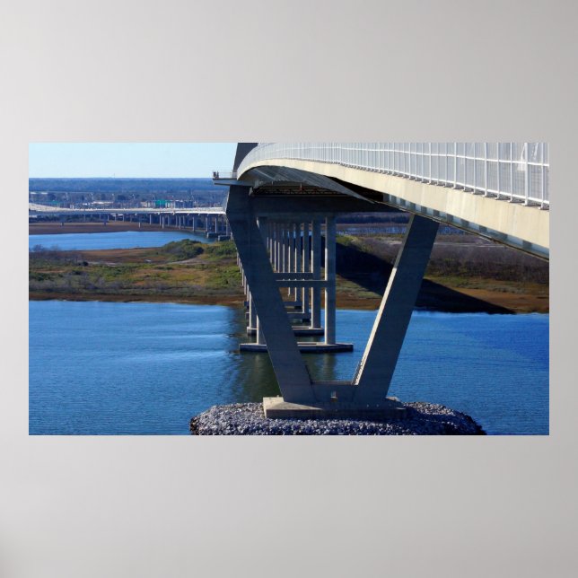 Poster Le pont Ravenel (Devant)
