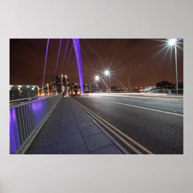 Poster Le pont Squinty, Glasgow (Devant)