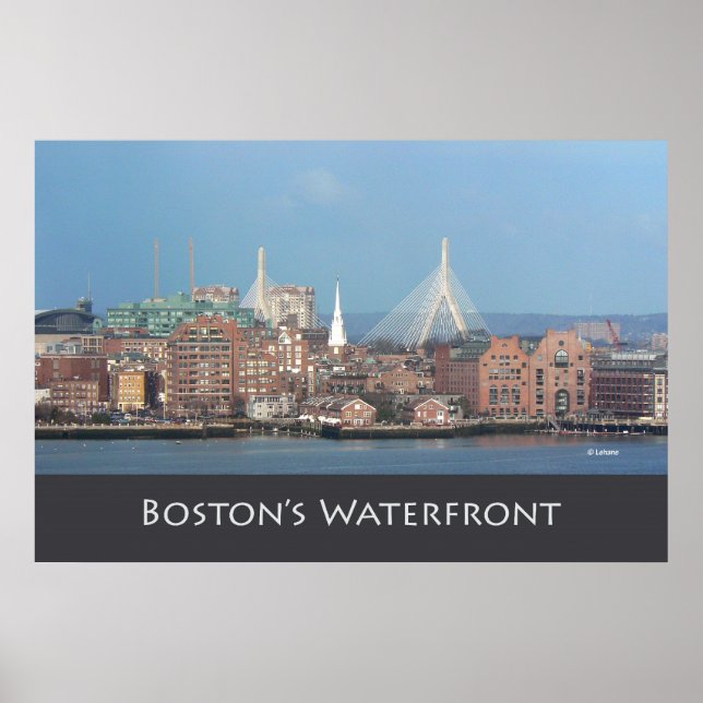 Poster Le pont Zakim de Boston (Devant)