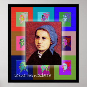 Poster Le Pop Art Saint Bernadette