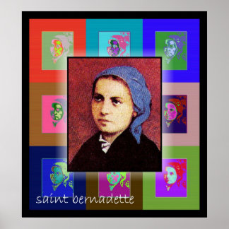 Poster Le Pop Art Saint Bernadette