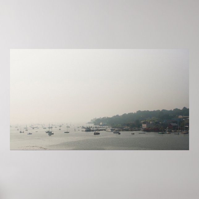 Poster Le port de Belfast, Maine (Devant)