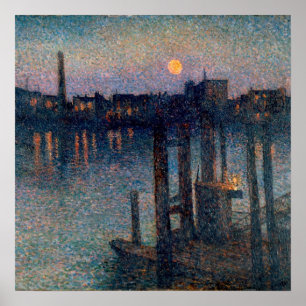 Poster Le port Maximilien Luce de Londres