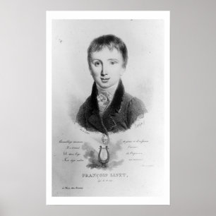 Poster Le portrait de Franz Liszt (1811-86) a vieilli 11