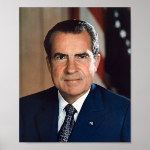 Poster Le portrait du président Richard Nixon
