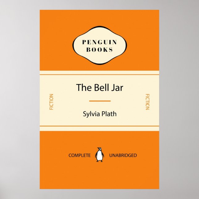 Poster Le pot Bell par Sylvia Plath Penguin Classic Cover (Devant)