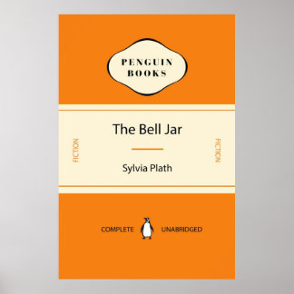 Poster Le pot Bell par Sylvia Plath Penguin Classic Cover
