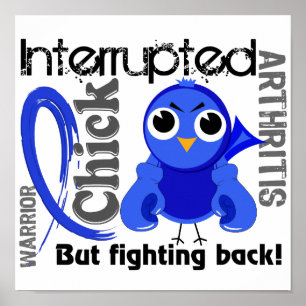 Poster Le poussin a interrompu l'arthrite 3