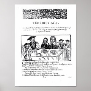 Poster Le premier acte, un jeu satirique contre