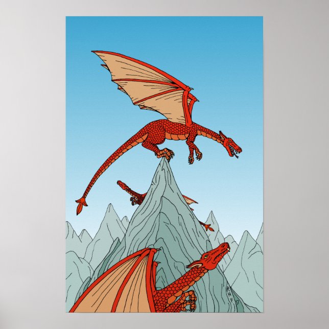 Poster Le premier au sommet gagne ! (Devant)