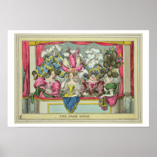 Poster Le premier balcon, édité par Thomas McLean, Lond