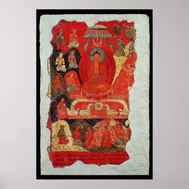 Poster Le premier sermon de Bouddha (Devant)