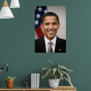 Poster Le président américain élu Barack Obama
