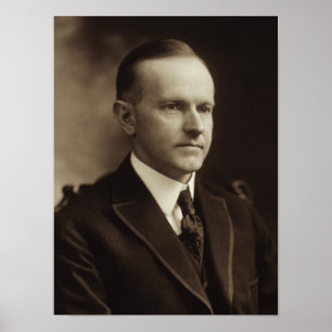 Poster Le président Calvin Coolidge