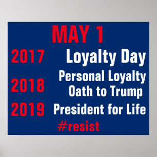 Poster Le président d'atout pendant la vie résistent