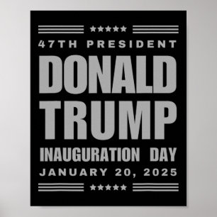 Poster Le Président Donald J. Trump Jour de l'investiture
