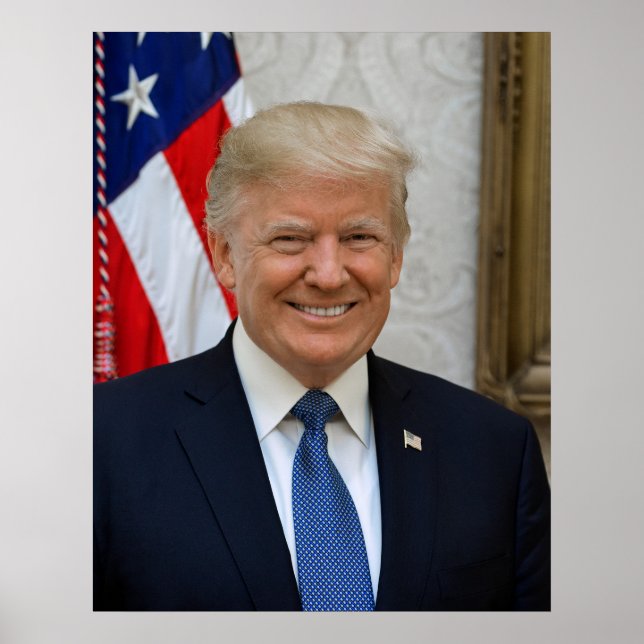 Poster Le président Donald Trump (Devant)