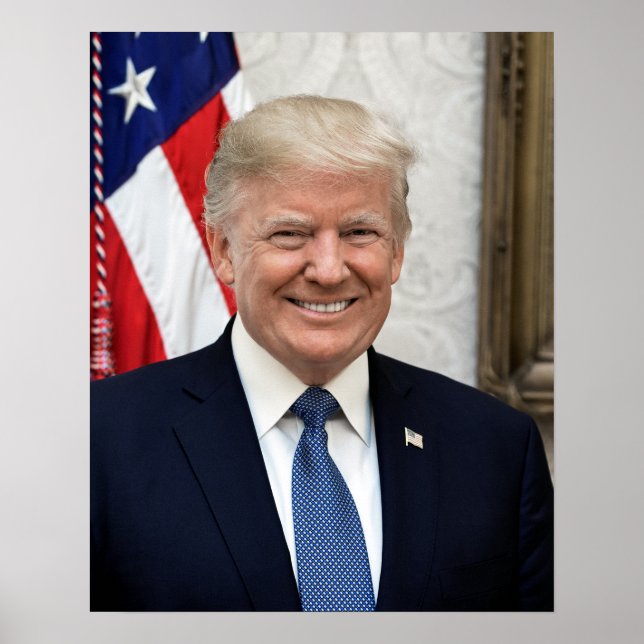 Poster Le président Donald Trump (Devant)