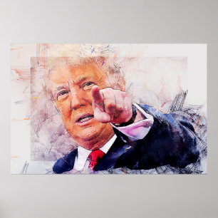 Poster Le président Donald Trump