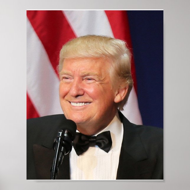 Poster Le Président Donald Trump À Son Inauguration (Devant)