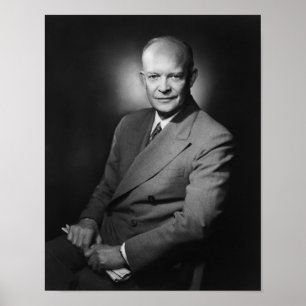 Poster Le Président Dwight Eisenhower