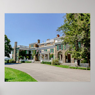 Poster Le Président Franklin D. Le Manoir de Roosevelt