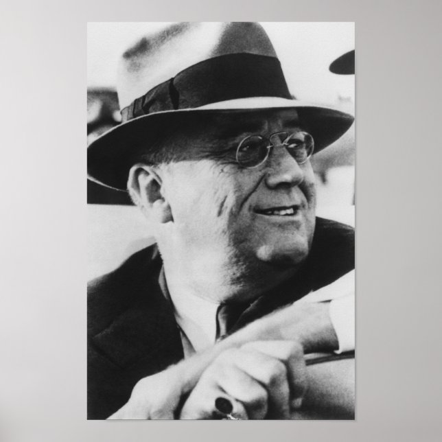 Poster Le président Franklin Roosevelt (Devant)