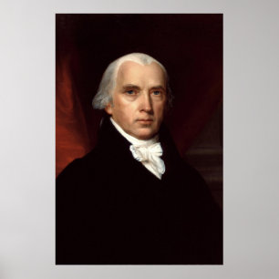 Poster Le président James Madison Portrait de John Vander