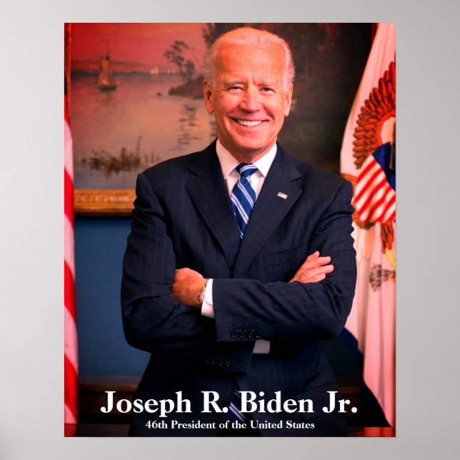 Poster Le président Joseph 'Joe' Biden, 46e POTUS (Devant)