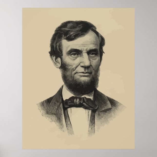 Poster Le président Lincoln (Devant)