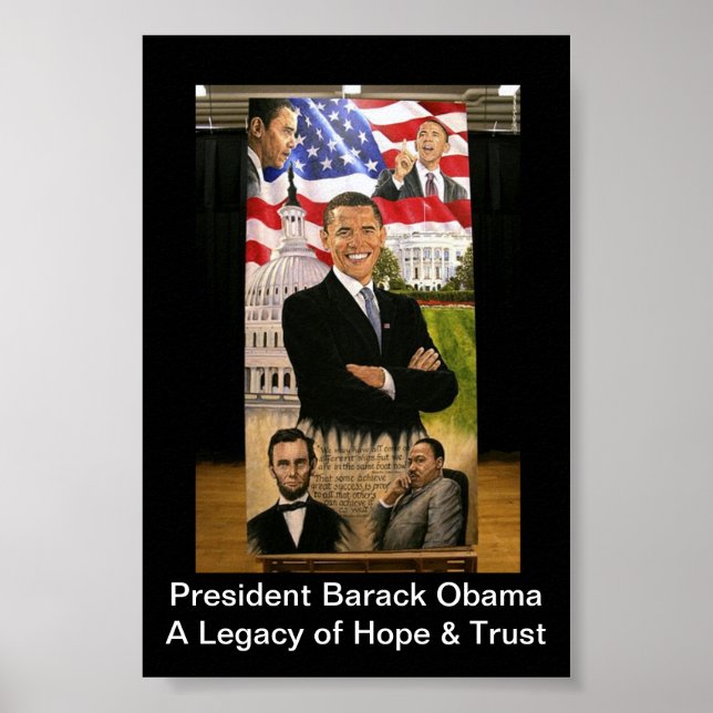 Poster Le président Obama Lagacy de l'espoir (Devant)