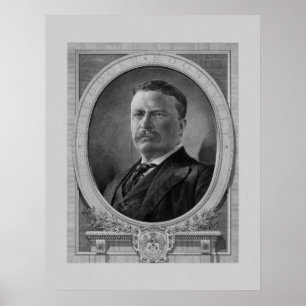 Poster Le président Theodore Roosevelt