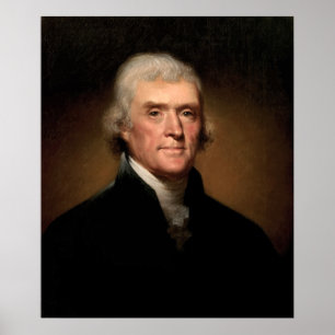 Poster Le Président Thomas Jefferson