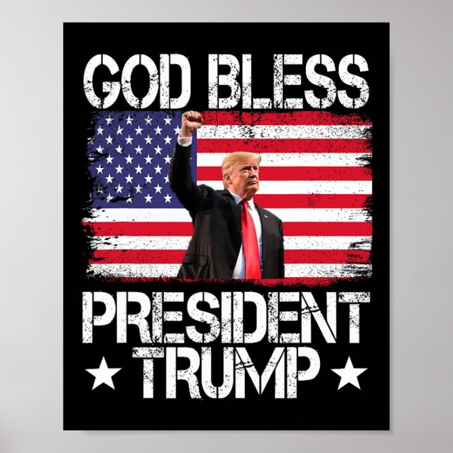 Poster Le président Trump 2024, sous l'égide de l'Organis (Devant)