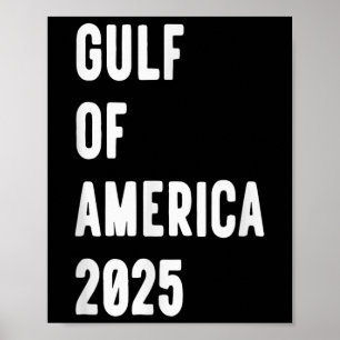 Poster Le Président Trump 2025 Du Golfe Des États-Unis _6