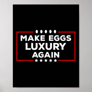 Poster Le président Trump fait des oeufs un luxe à nouvea