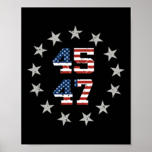 Poster Le président Trump souhaite la bienvenue dans le G